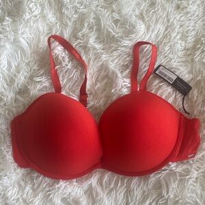 NWT Women’s Red Push-Up Bra 38B Underwire Padded Lift Bra
